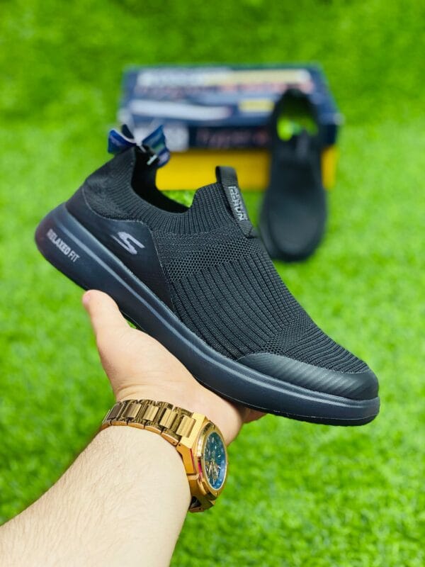 Skechers Relaxed Fit Shoes - All Black - PP00201