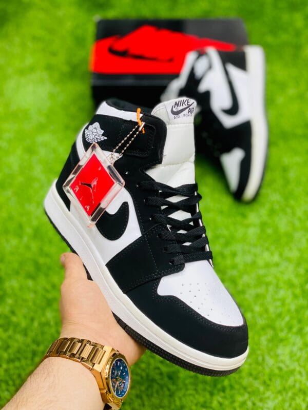 Jordan 1 High Top Sneakers - Black White - PP00189