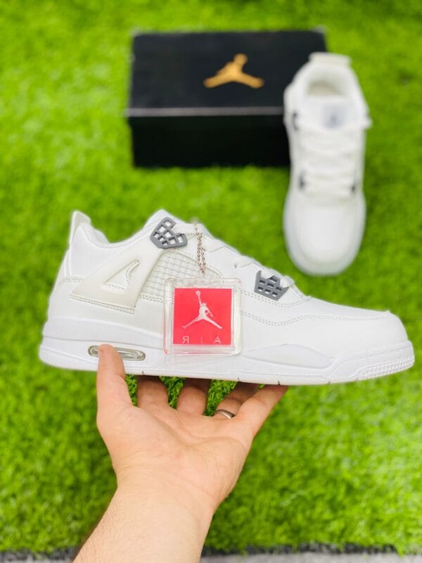 Jordan Retro 4 Sneakers - White - PP00205 - Image 3