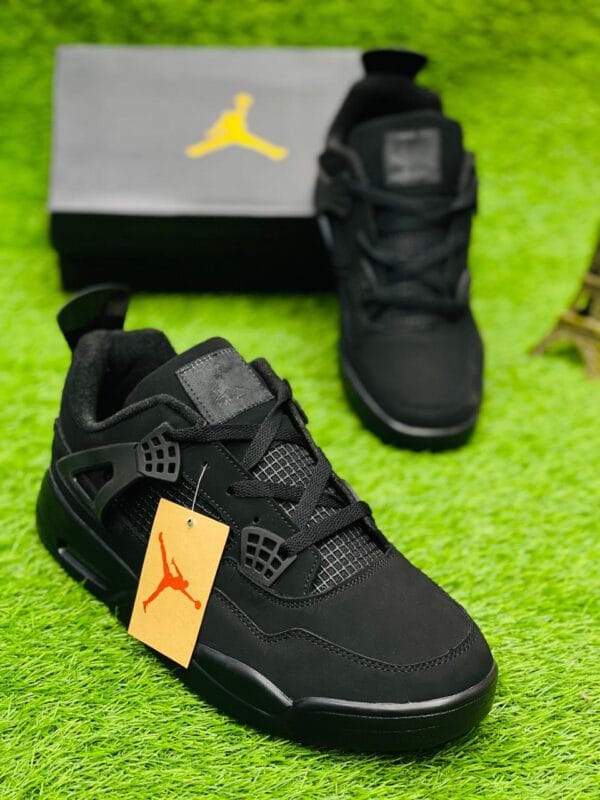 Jordan Retro 4 Sneakers - All Black - PP00247 - Image 2