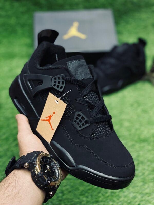 Jordan Retro 4 Sneakers - All Black - PP00247 - Image 3