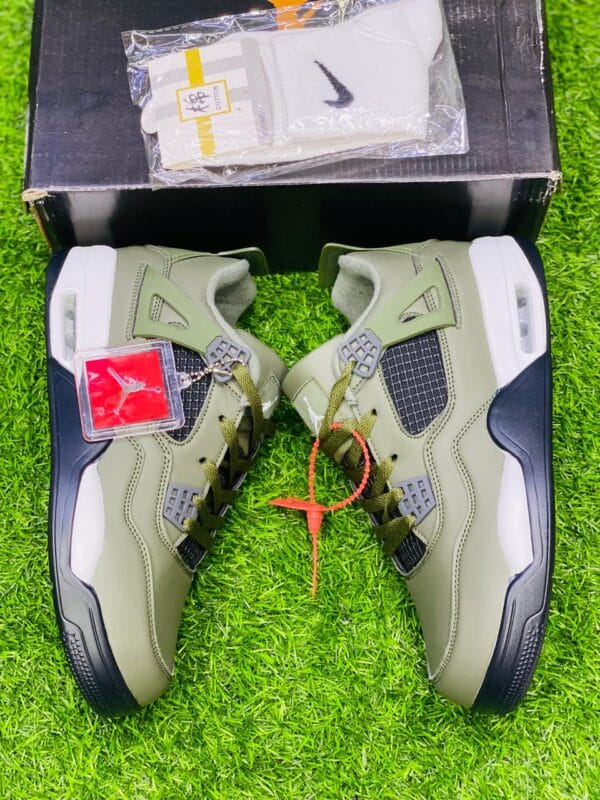 Jordan Retro 4 Sneakers - Green - PP00248 - Image 3